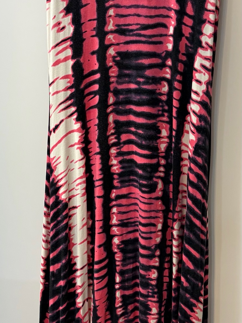 Felicity & Coco Pink, Black and White Abstract Maxi Dress